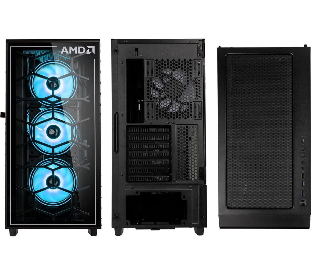 KOLINK Observatory Y AMD SE ARGB E-ATX Mid-Tower PC Case - Black image number 2 of 10