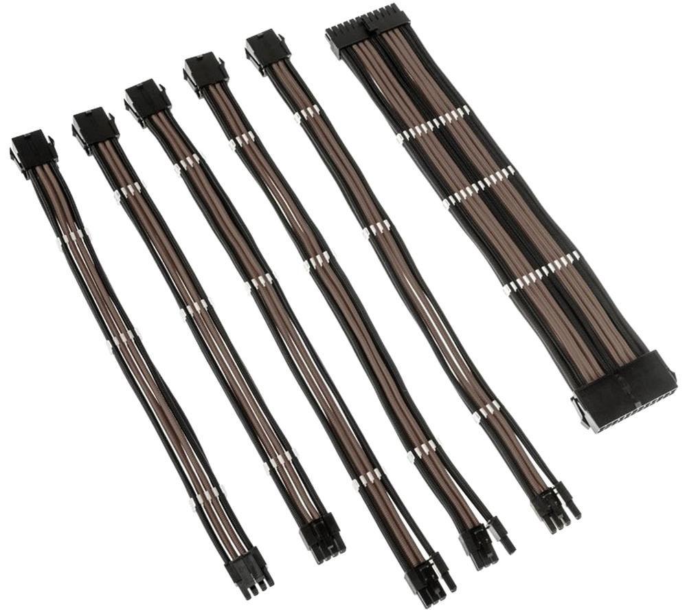 KOLINK Coreu0026tradeAdept Power Extension Cable Kit - Grey & Black