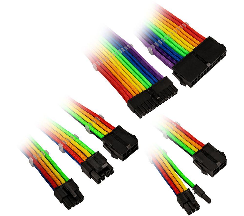 KOLINK Core Adept Power Extension Cable Kit - Rainbow image number 2 of 4