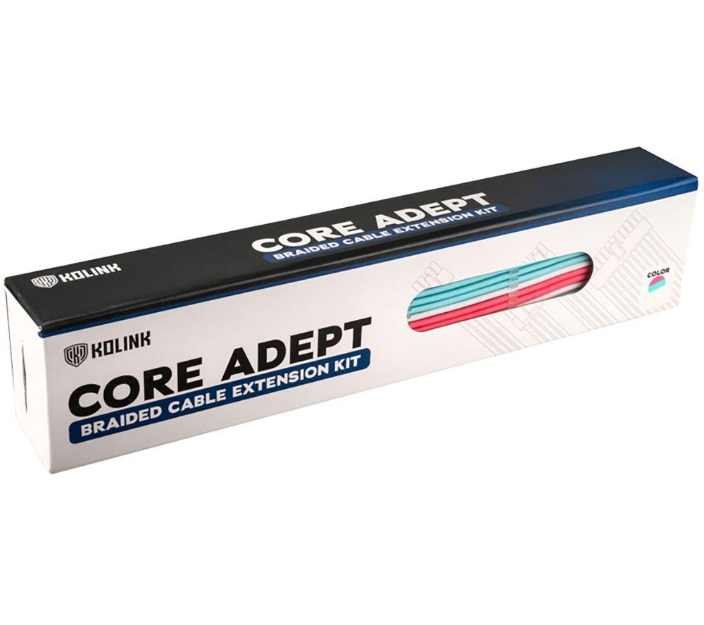 KOLINK Core Adept Power Extension Cable Kit - White, Neon Blue & Pure Pink image number 3 of 4