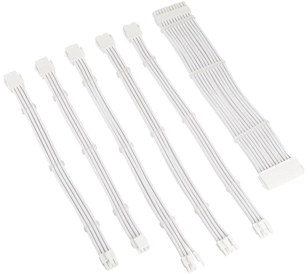 Kolink Core Adept Braided Cable Extension Kit - White