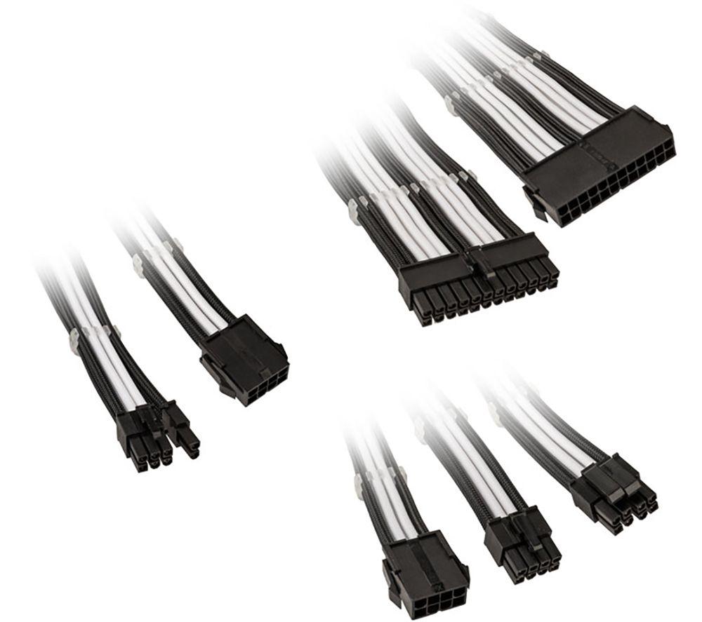 KOLINK Core Adept Power Extension Cable Kit - Black & White image number 4 of 4