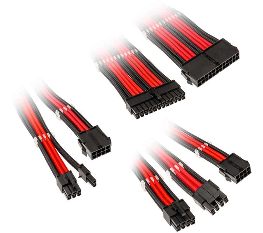 KOLINK Core Adept Power Extension Cable Kit - Black & Red image number 4 of 4