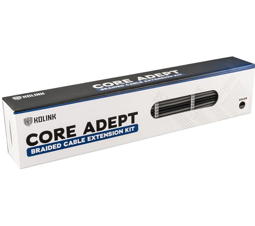 KOLINK Core Adept Power Extension Cable Kit - Black & Grey image number 3 of 4