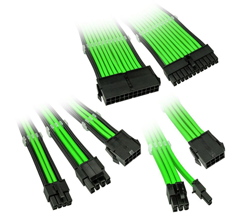 KOLINK Core Adept Power Extension Cable Kit - Green image number 2 of 4