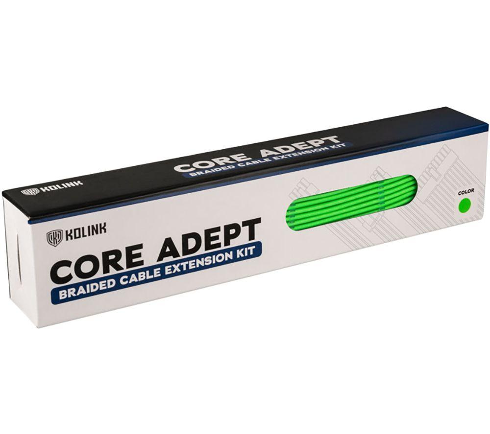 KOLINK Core Adept Power Extension Cable Kit - Green image number 4 of 4
