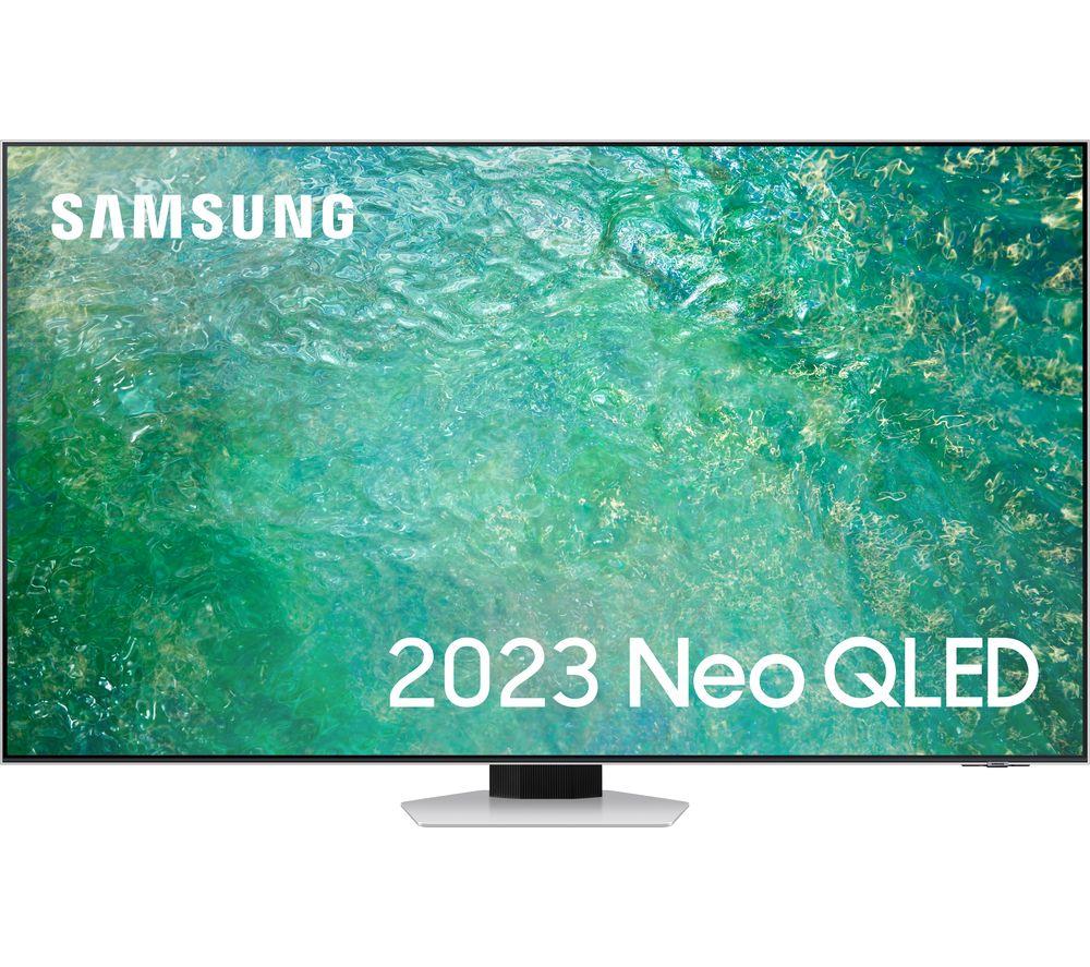 85 SAMSUNG QE85QN85CATXXU  Smart 4K Ultra HD HDR Neo QLED TV with Amazon Alexa & Bixby, Silver/Grey