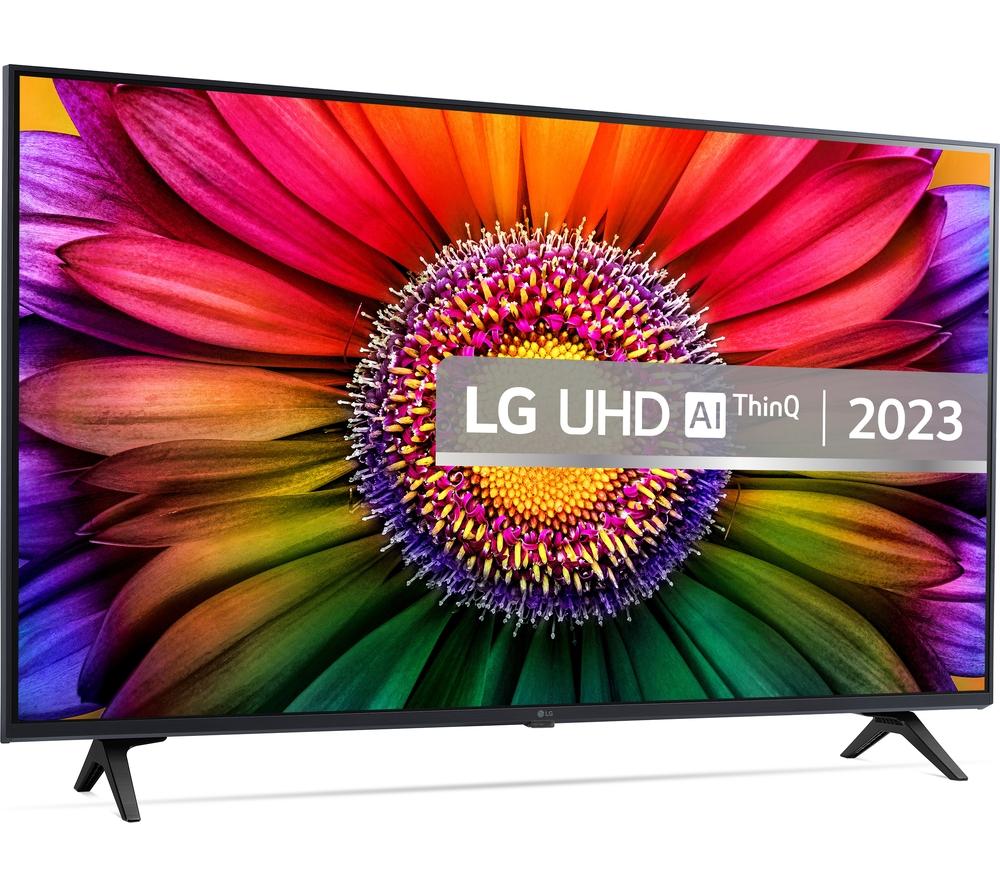 LG 43UR80006LJ (2023) LED HDR 4K Ultra HD Smart TV, 43 inch with Freeview  Play/Freesat