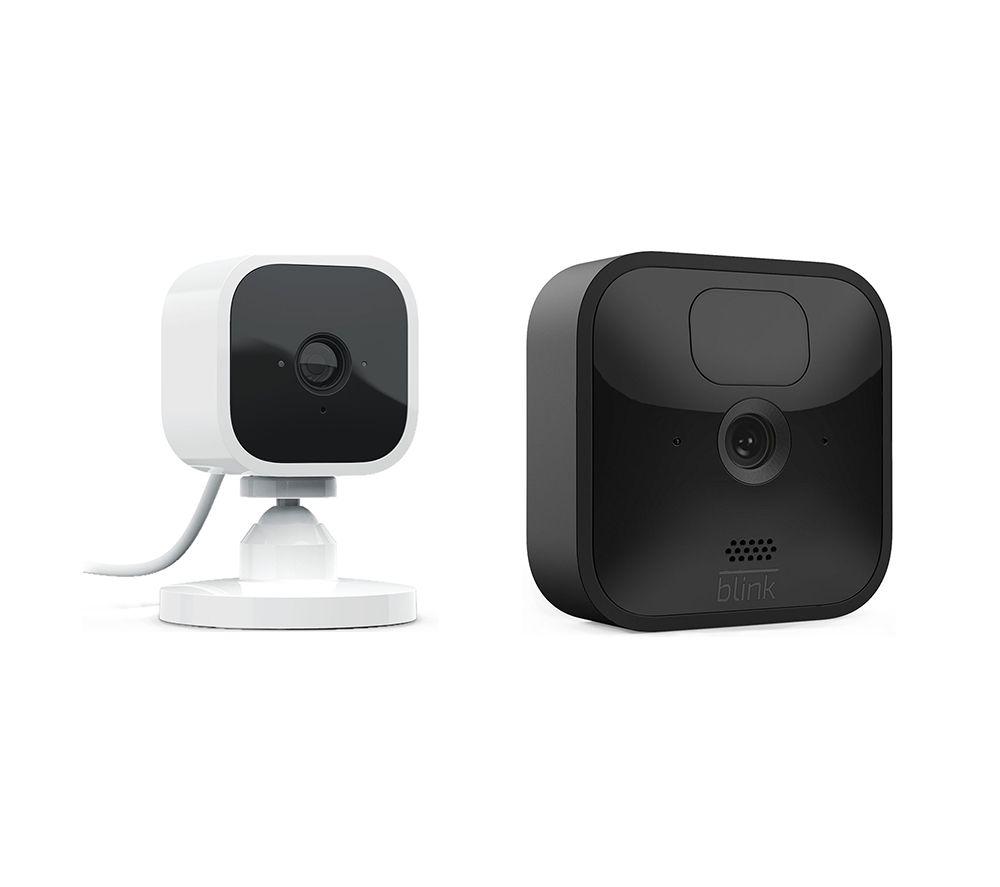 Amazon Blink Outdoor HD 1080p WiFi Security Camera System & Blink Mini Full HD 1080p WiFi Plug-In Se