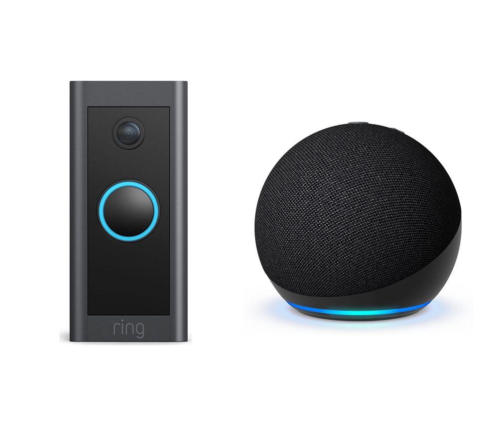 AMAZON Video Doorbell - Wired, Black