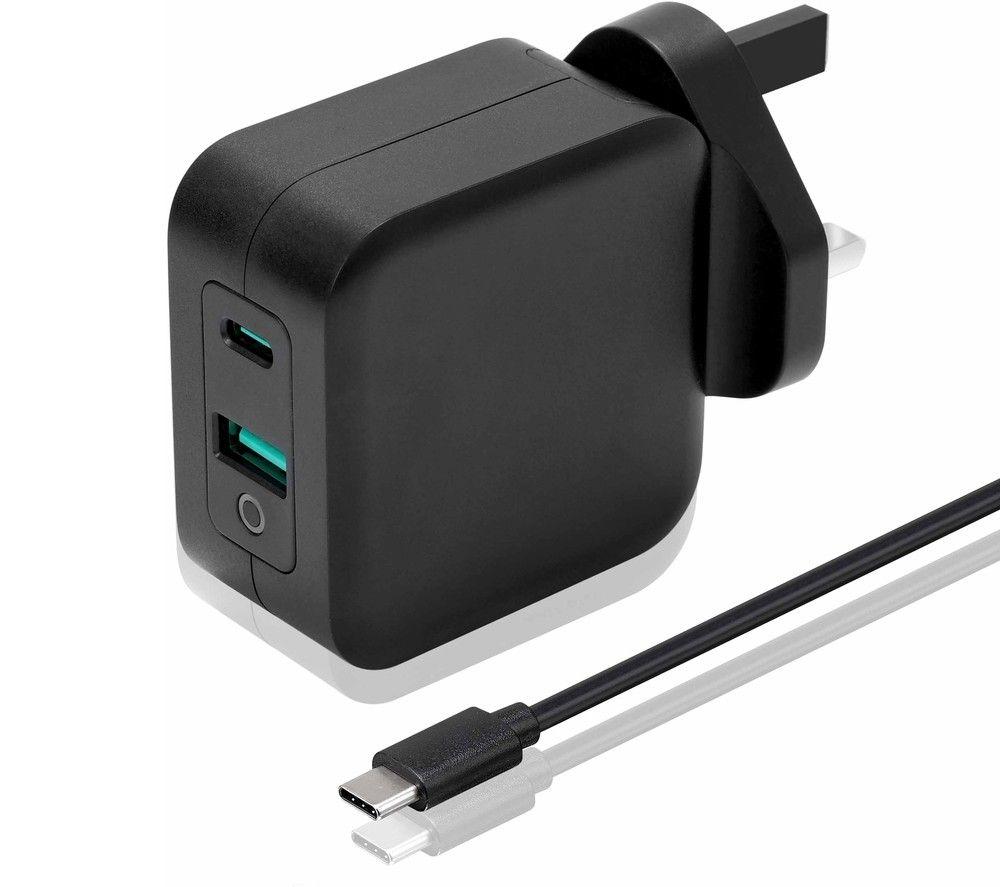 LOGIK LTC65W24 Universal USB Type-C & USB Charger - 1.8 m