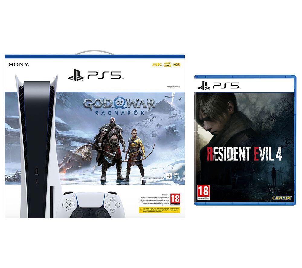 Buy SONY PlayStation 5, God of War Ragnarök & Resident Evil 4 Remake