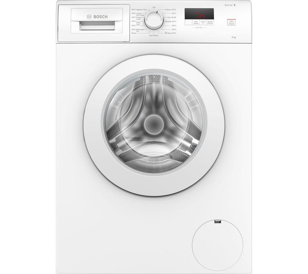 BOSCH Series 2 WAJ28002GB 8 kg 1400 rpm Washing Machine - White, White