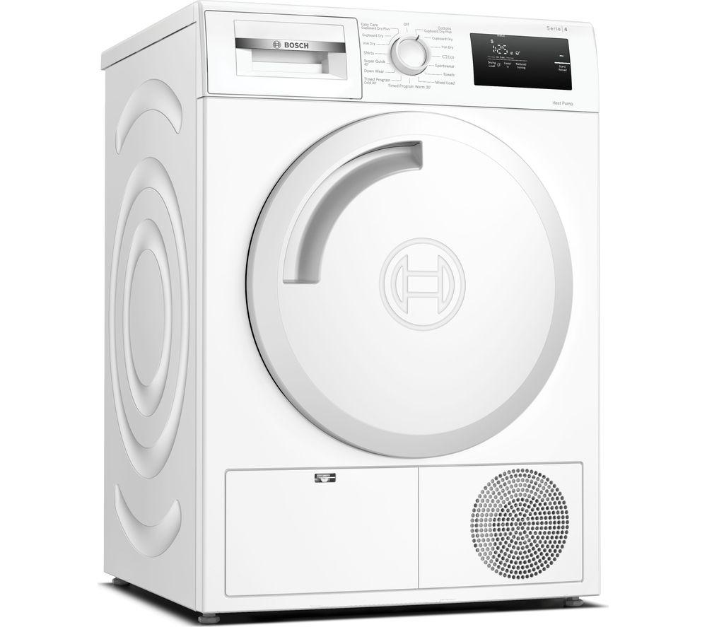 Buy BOSCH Series 4 WTH84001GB 8 kg Heat Pump Tumble Dryer White