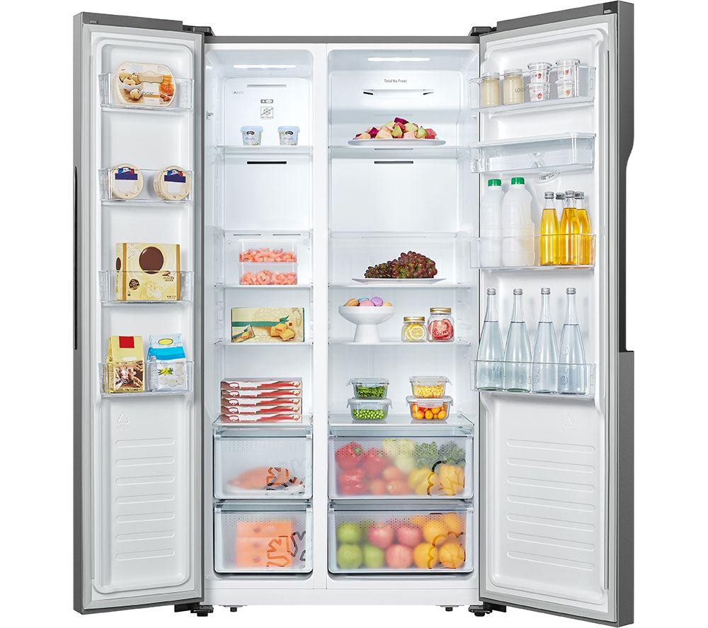LOGIK LSBSDX23 American-Style Fridge Freezer - Inox image number 4 of 5