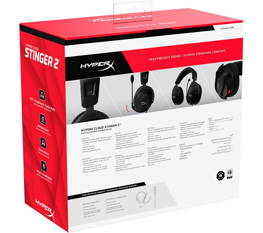 Buy HYPERX Cloud Stinger 2 PC Gaming Headset Black Currys