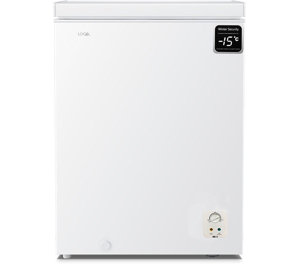 LOGIK L142CFW23 Chest Freezer - White, White