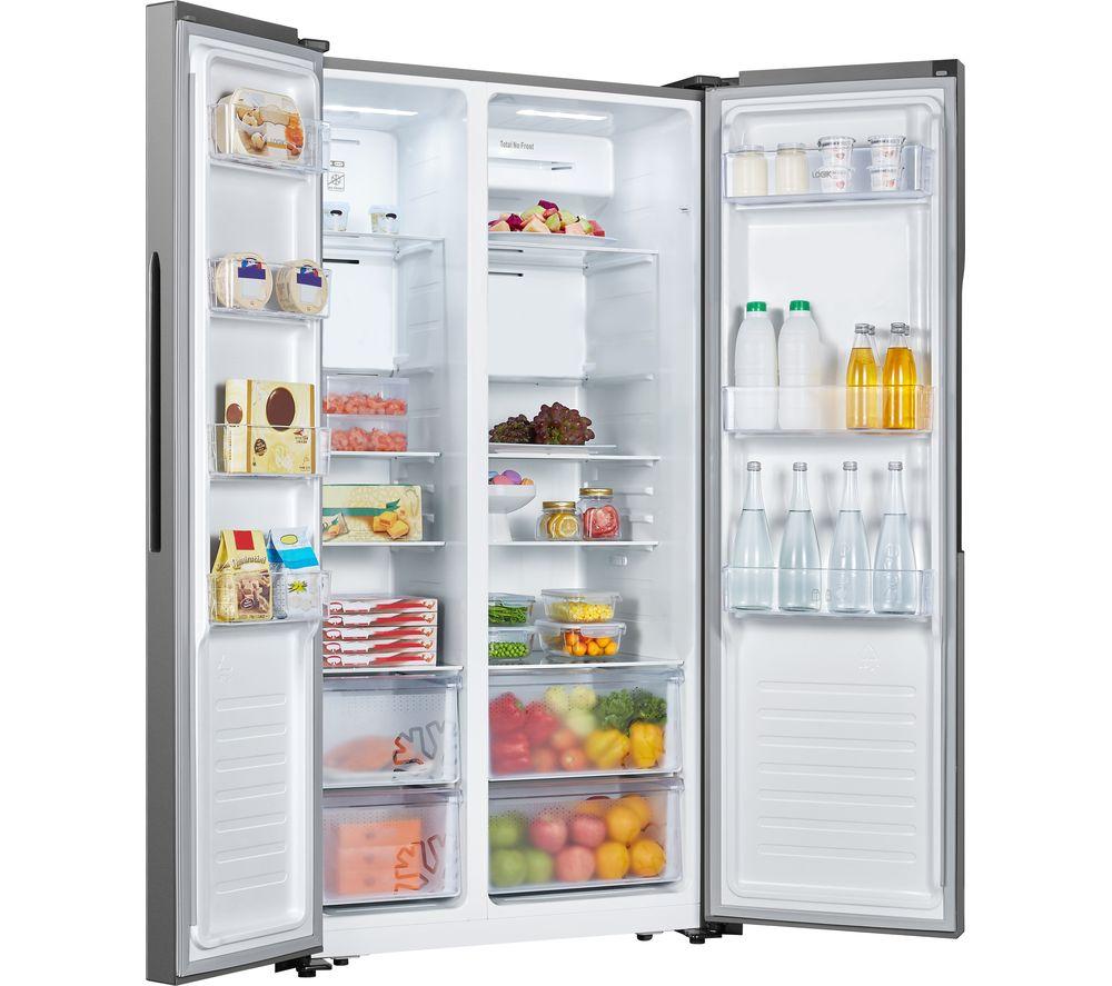 LOGIK LSBSX23 American-Style Fridge Freezer - Inox image number 5 of 5