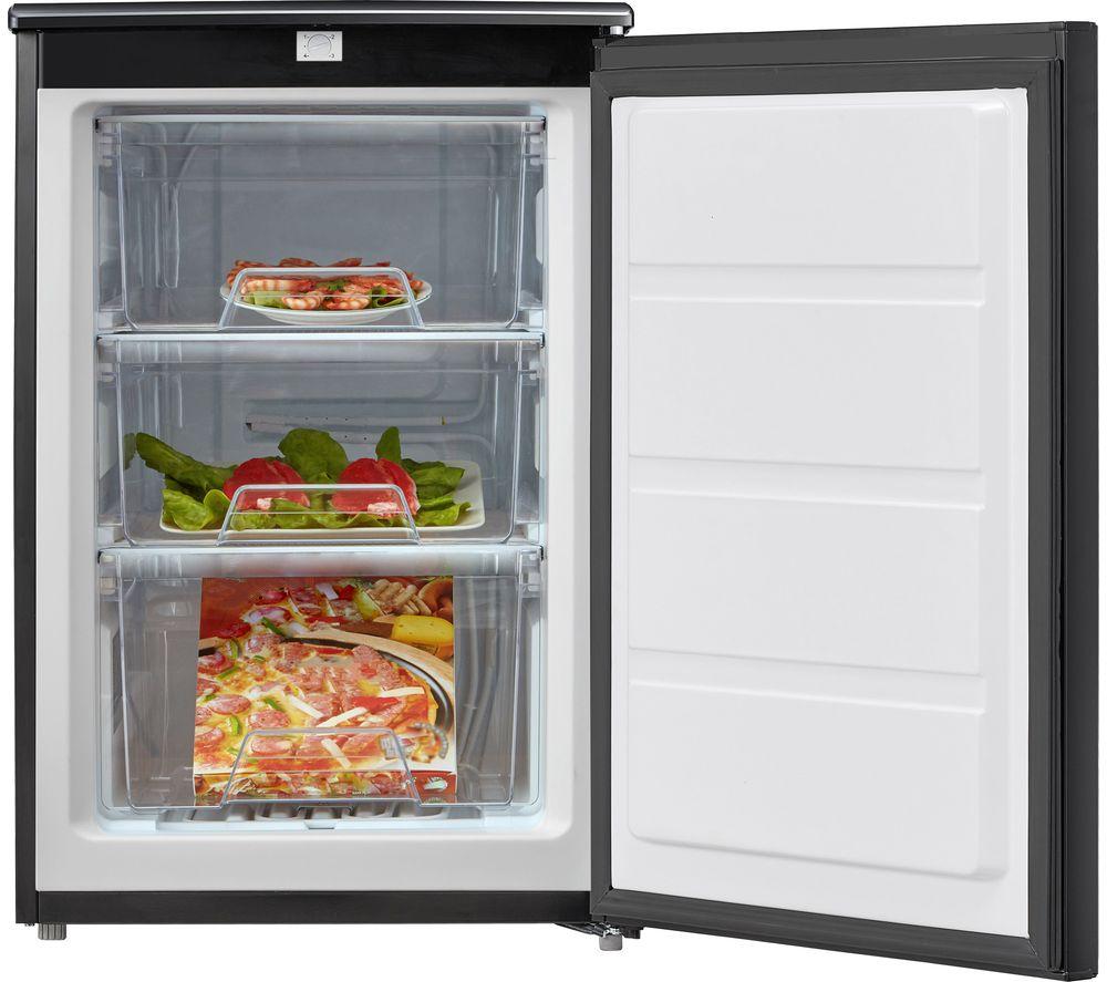LOGIK LUF55B23 Undercounter Freezer - Black image number 4 of 4