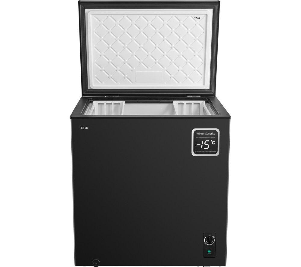 LOGIK L198CFB23 Chest Freezer - Black image number 3 of 7