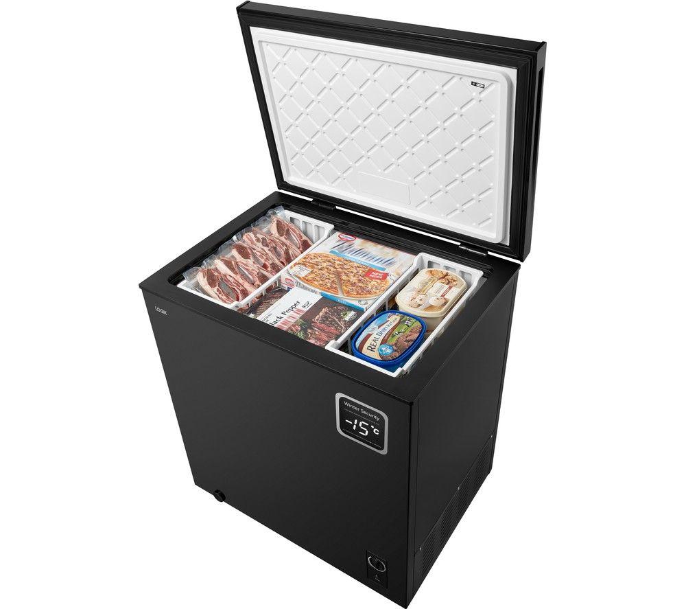LOGIK L198CFB23 Chest Freezer - Black image number 5 of 7