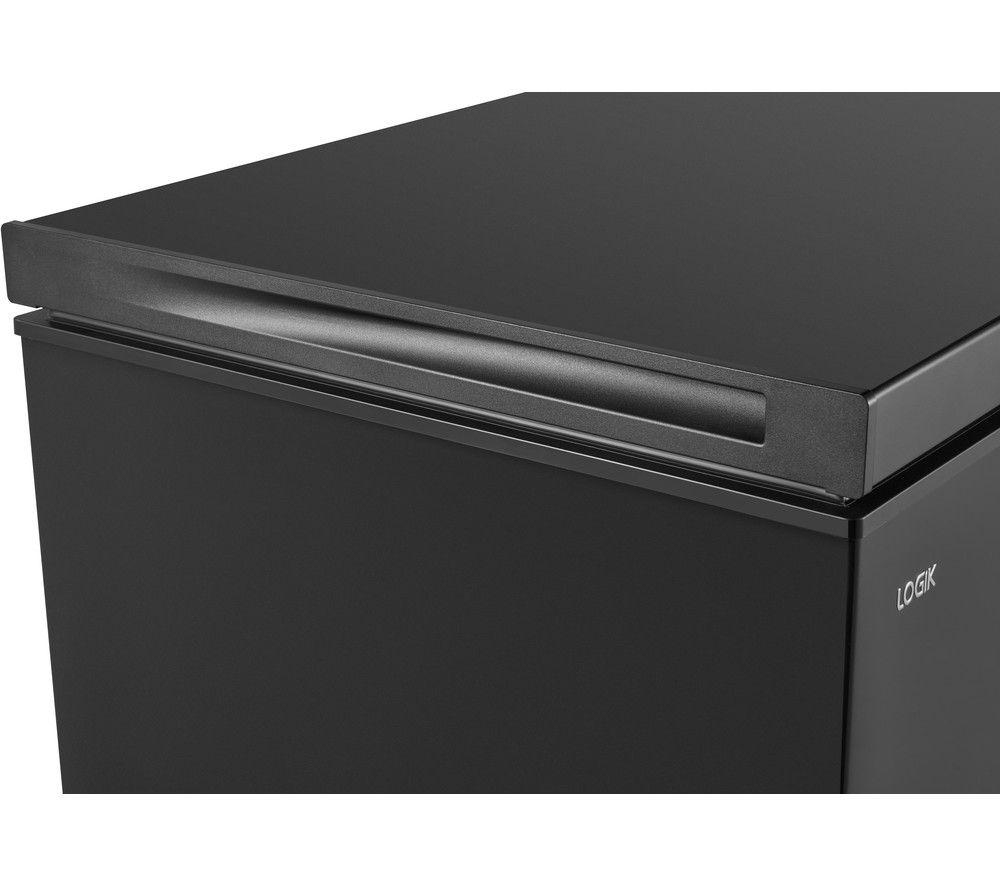 LOGIK L198CFB23 Chest Freezer - Black image number 6 of 7