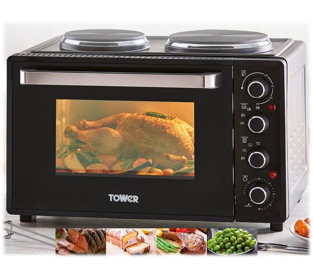 TOWER T14044 Electric Mini Oven - Black image number 4 of 6