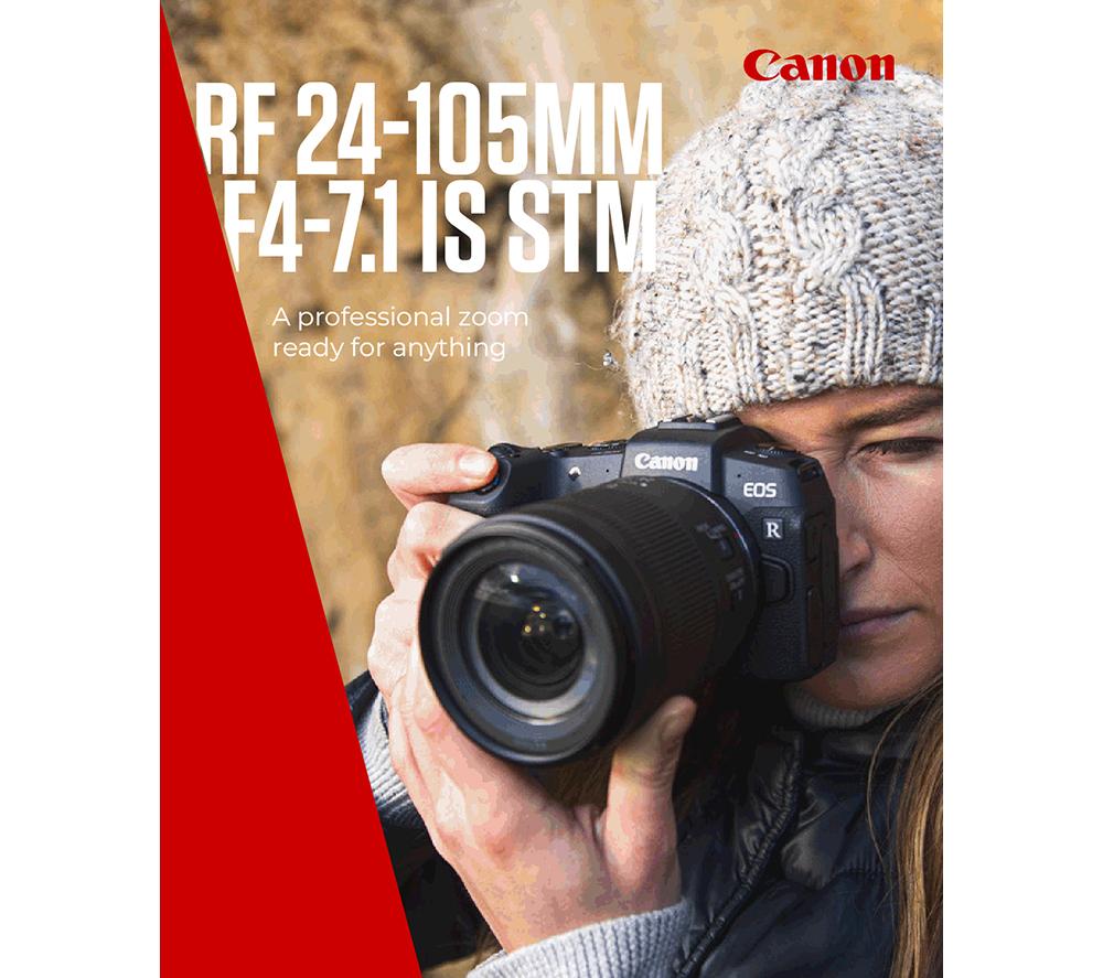 Buy CANON RF 24-105 mm f/4-7.1 IS STM Standard Zoom Lens | Currys