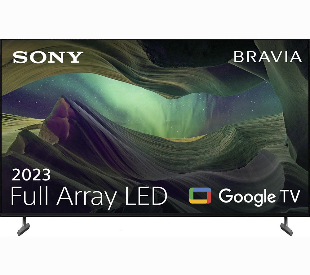 55 SONY BRAVIA KD-55X85LU  Smart 4K Ultra HD HDR LED TV with Google Assistant, Silver/Grey,Black