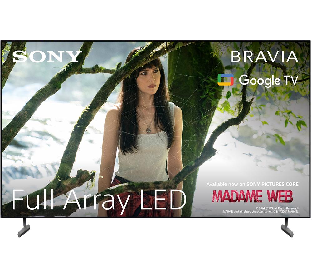 55" SONY BRAVIA KD-55X85LU  Smart 4K Ultra HD HDR LED TV with Google Assistant, Silver/Grey,Black