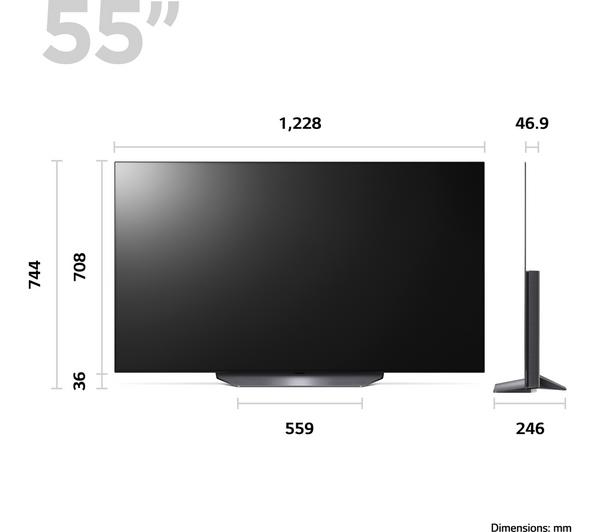 Buy LG OLED55B36LA 55 Smart 4K Ultra HD HDR OLED TV with  Alexa