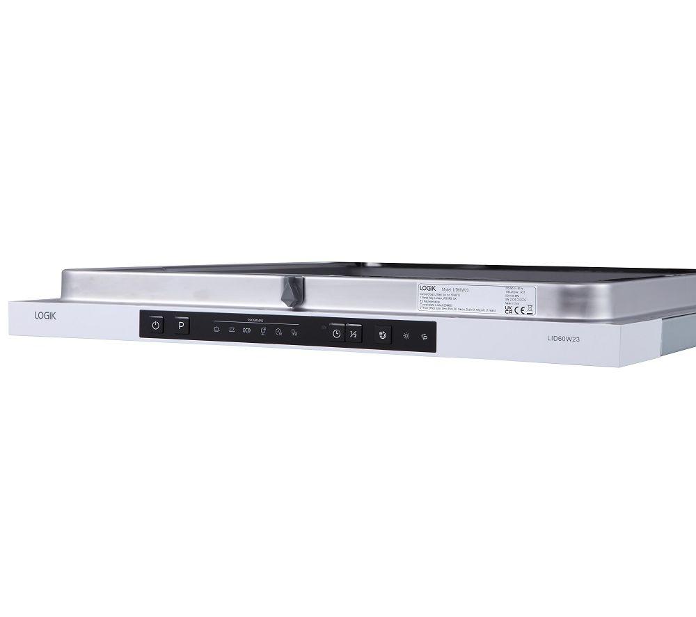 LOGIK LID60W23 Full-size Fully Integrated Dishwasher image number 6 of 9