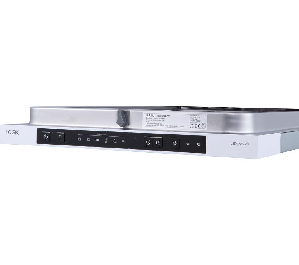 LOGIK LID45W23 Slimline Fully Integrated Dishwasher image number 3 of 9
