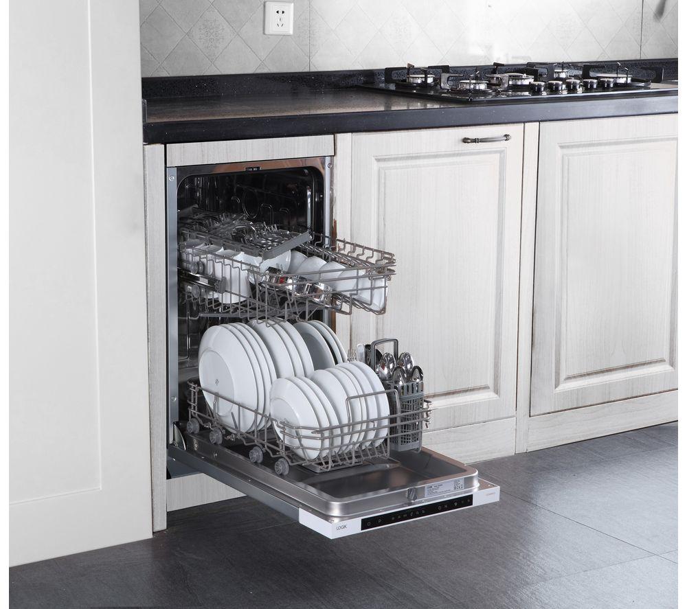 Slimline Dishwasher Integrated Dishwasher Sale Currys Buy LOGIK