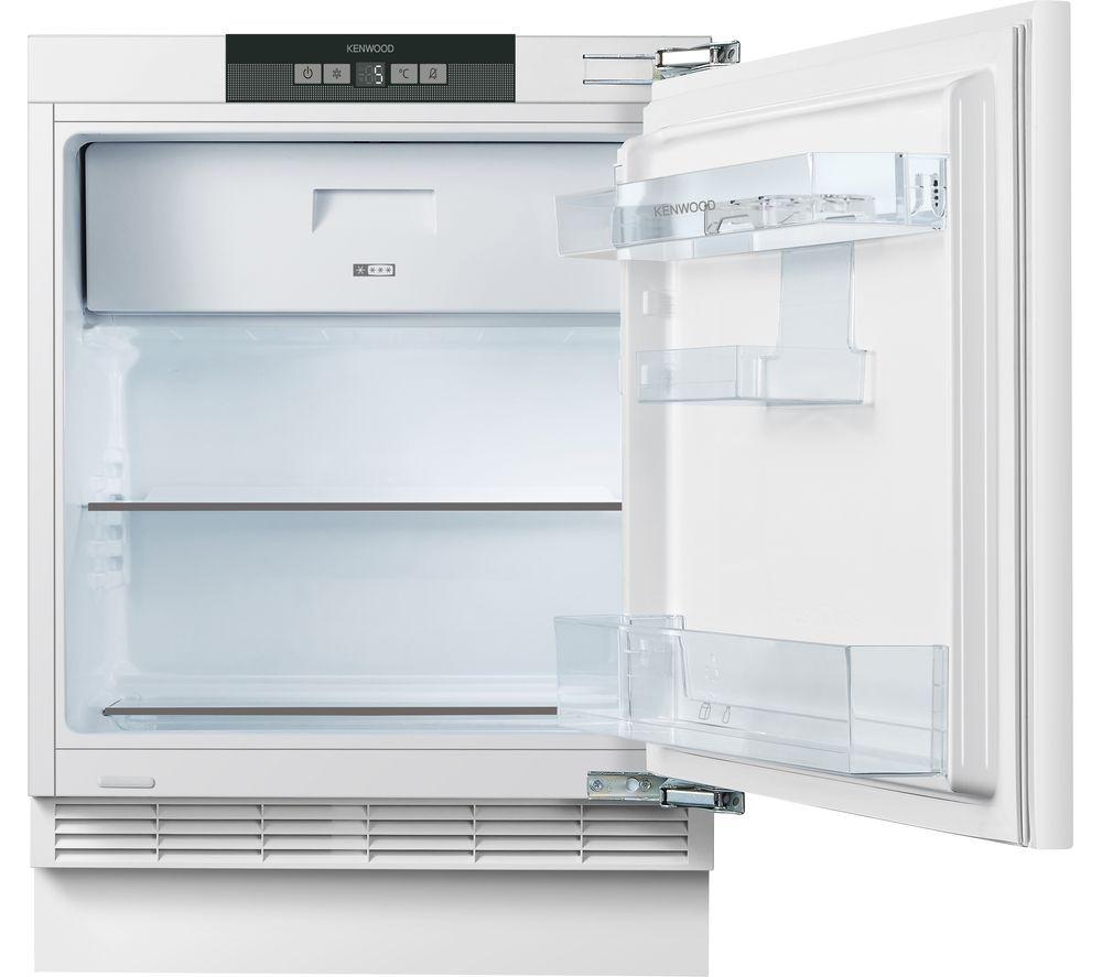 KENWOOD KIR60W23 Integrated Undercounter Fridge - Fixed Hinge, White