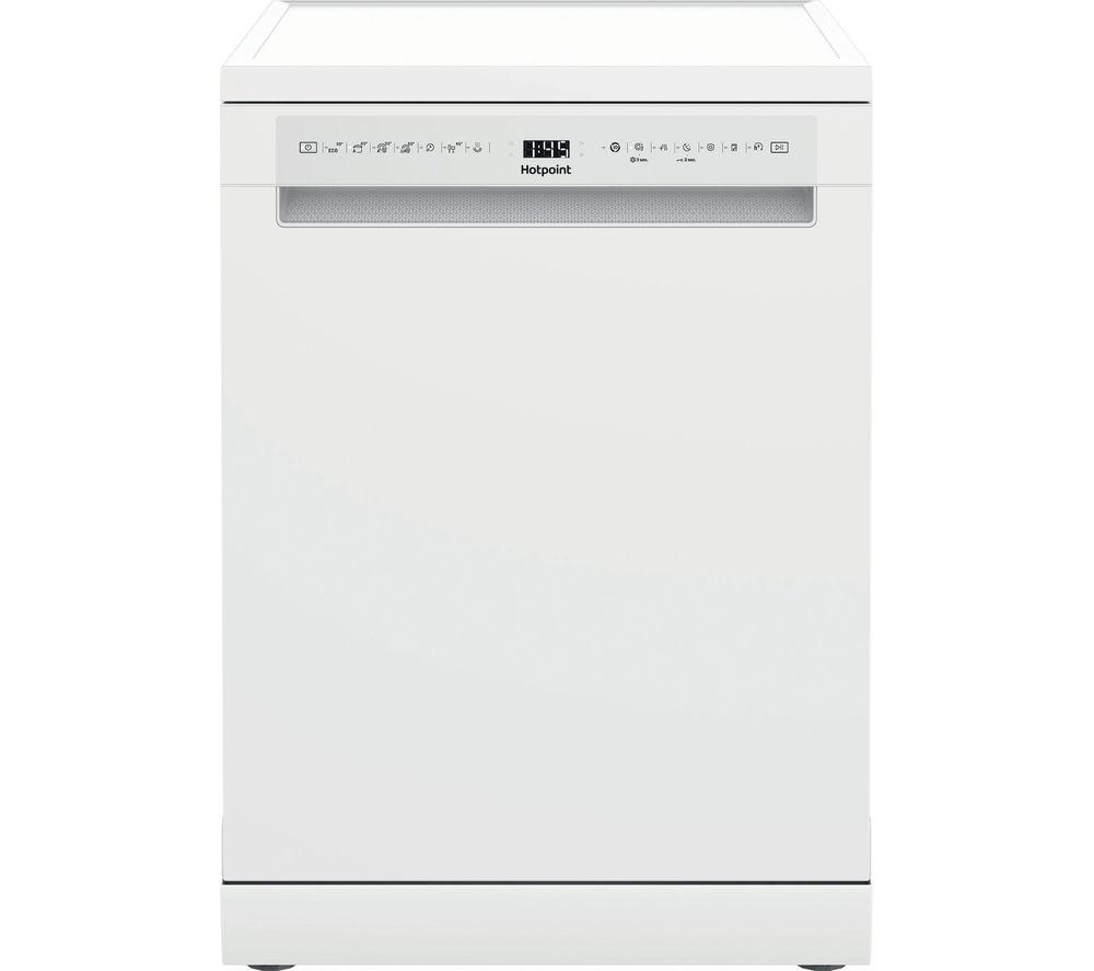 HOTPOINT H7F HS41 UK Full-size Dishwasher – White, White