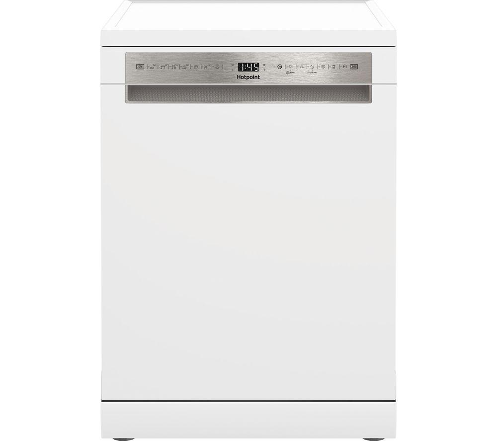 HOTPOINT H7F HS41 UK Full-size Dishwasher - White, White