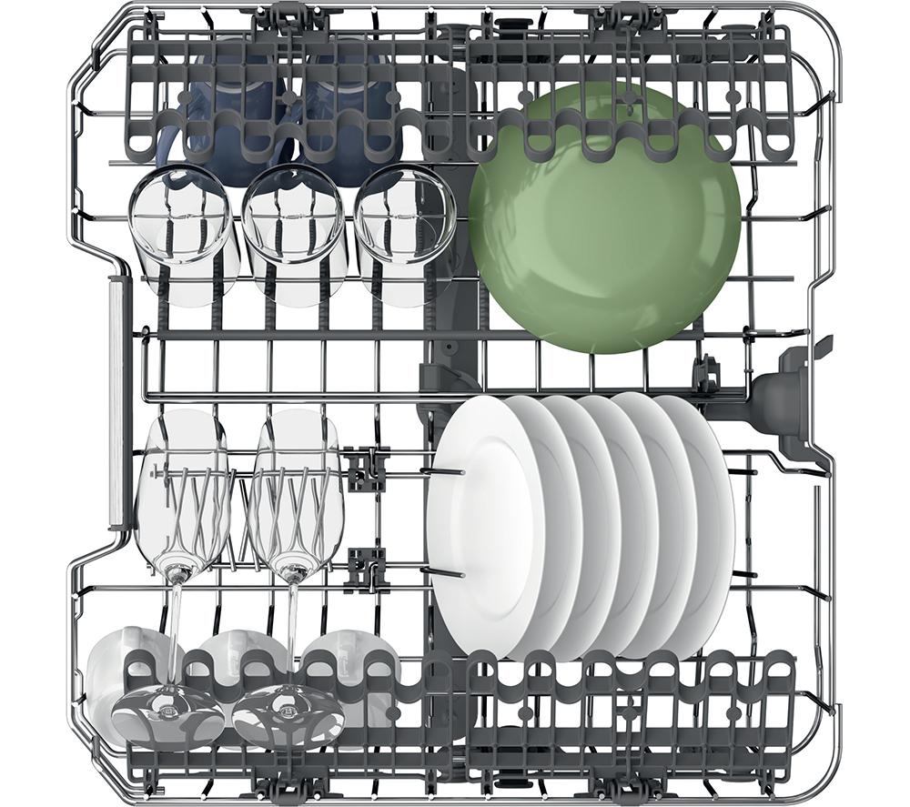 HOTPOINT Maxi Space H7F HS41 UK Full-size Dishwasher - White image number 10 of 15