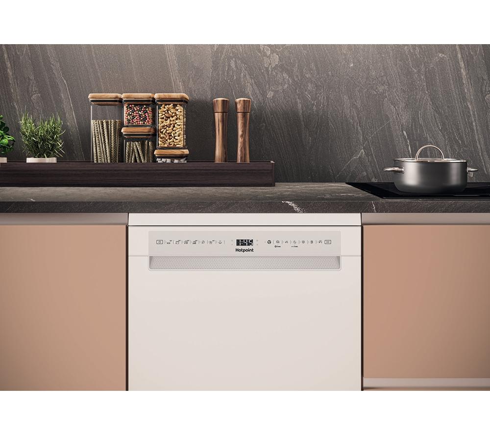 HOTPOINT Maxi Space H7F HS41 UK Full-size Dishwasher - White image number 15 of 15