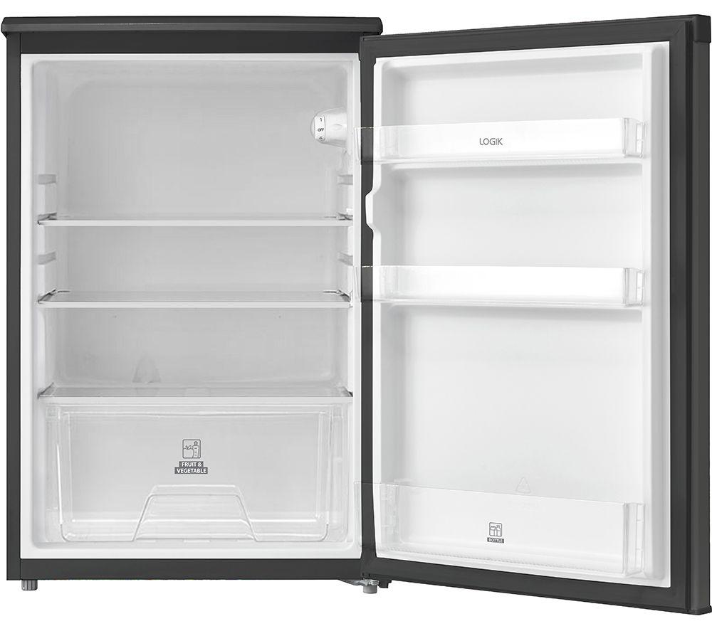 LOGIK LUL55B23 Undercounter Fridge - Black image number 3 of 4