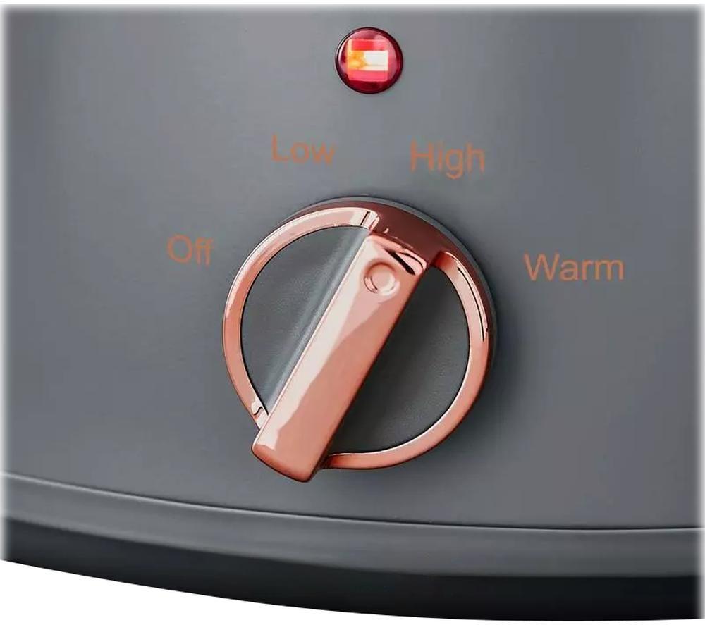 TOWER Cavaletto T16042GRY Slow Cooker - Grey image number 3 of 13
