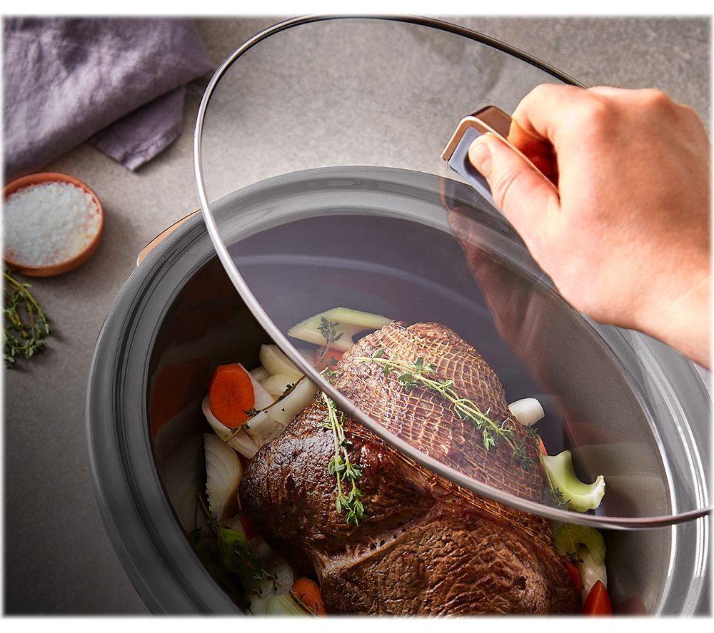 TOWER Cavaletto T16043GRY Slow Cooker - Grey image number 7 of 9