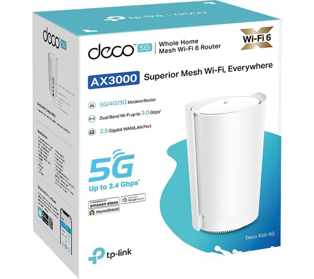 Buy TP-LINK Deco X50-5G WiFi 5G Router - AX 3000, Dual-band