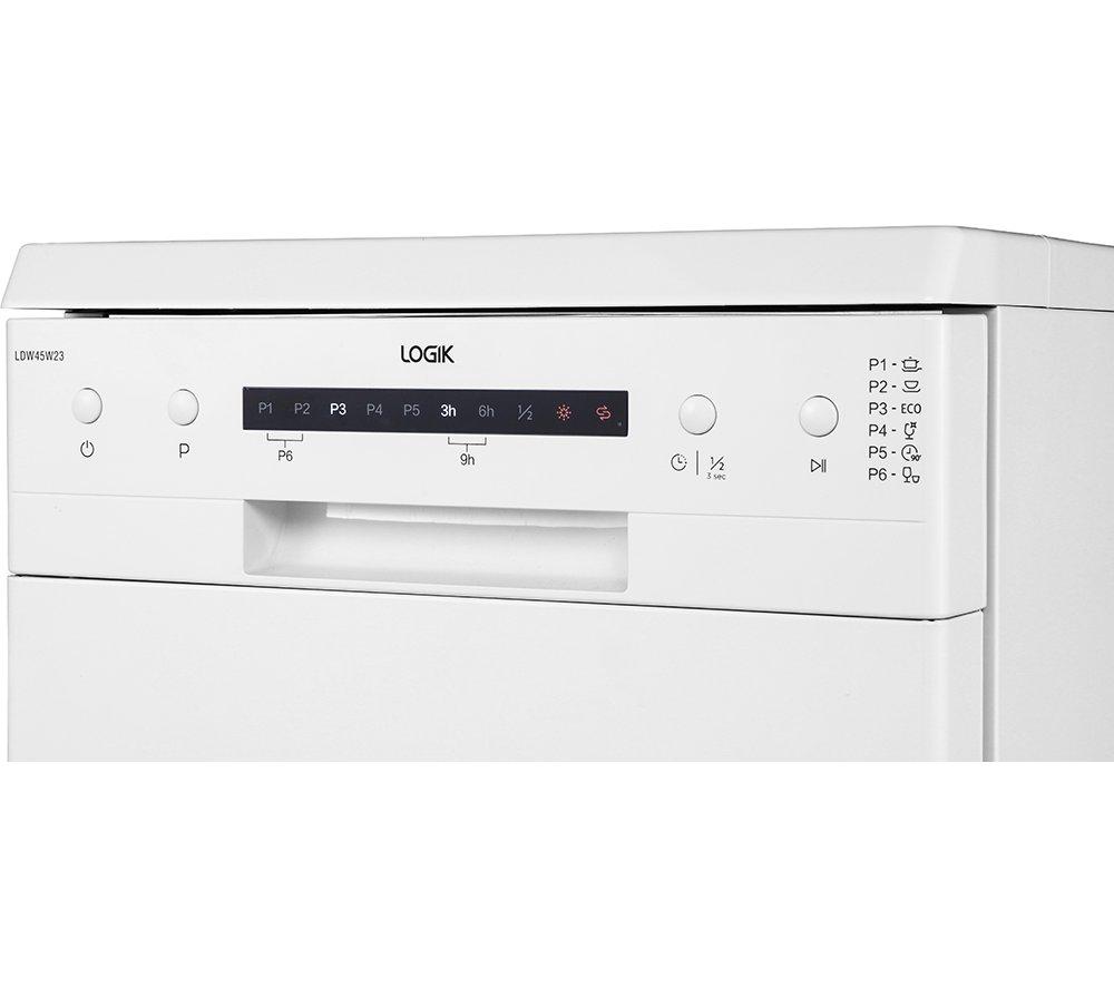 Logik clearance slimline dishwasher