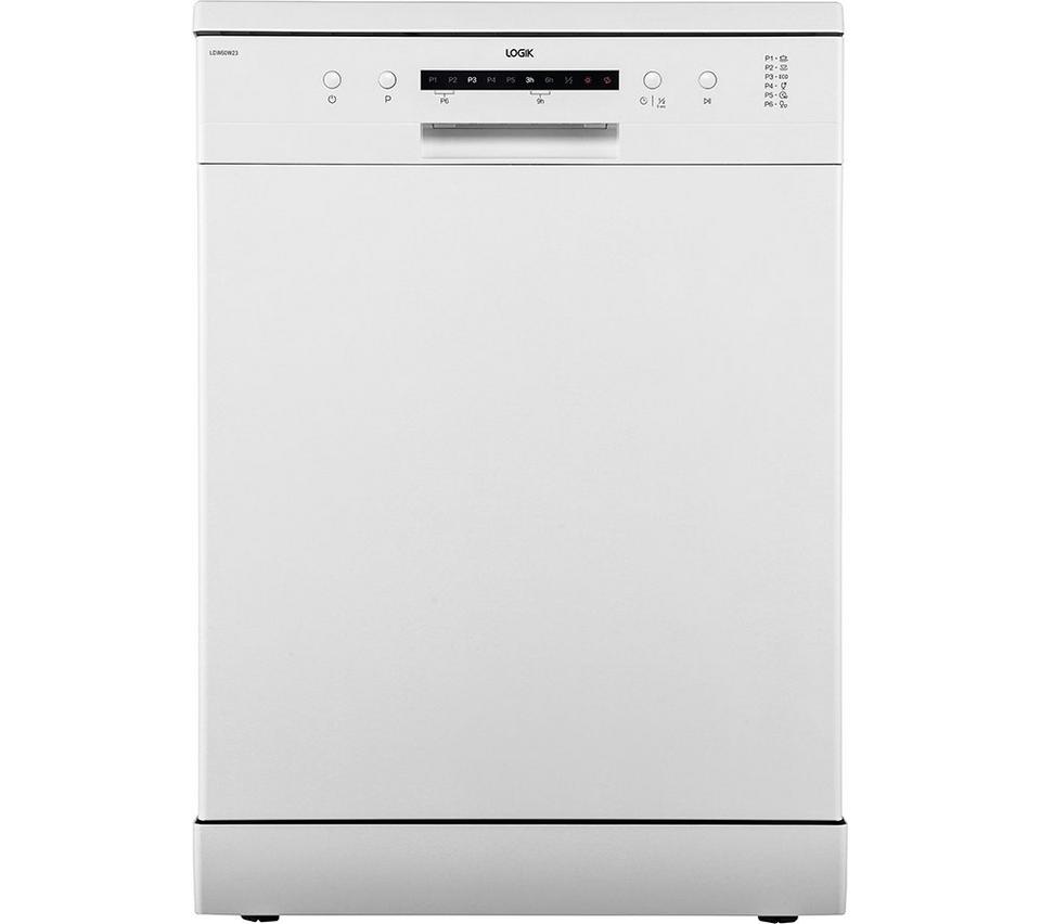 LOGIK LDW60W23 Full-Size Dishwasher - White