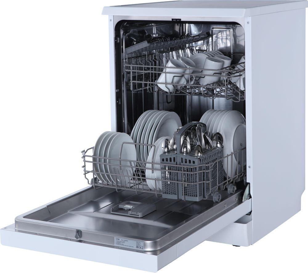 LOGIK LDW60W23 Full-Size Dishwasher - White image number 6 of 11