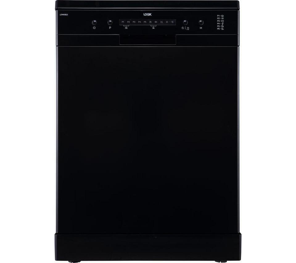 LOGIK LDW60B23 Full-size Dishwasher - Black