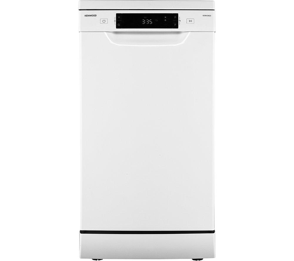 KENWOOD KDW45W23 Slimline Dishwasher - White, White