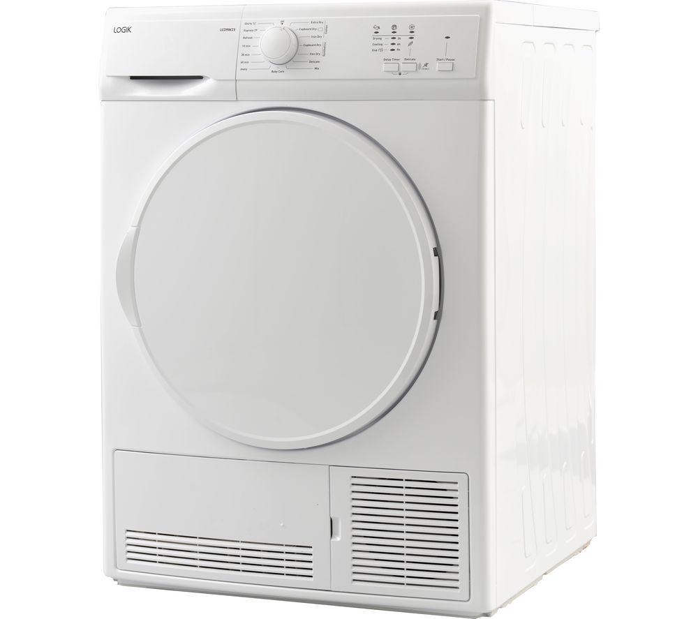 LOGIK LCD9W23 9 kg Condenser Tumble Dryer - White image number 4 of 6