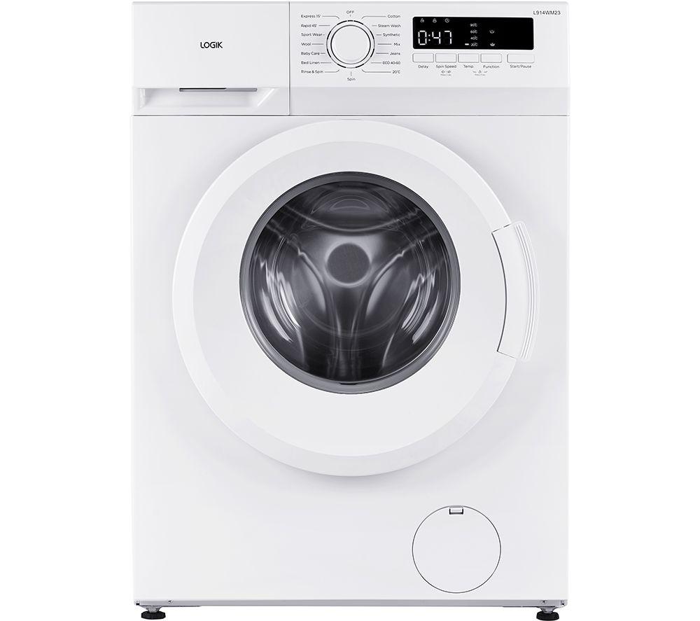 LOGIK L914WM23 9 kg 1400 Spin Washing Machine - White, White